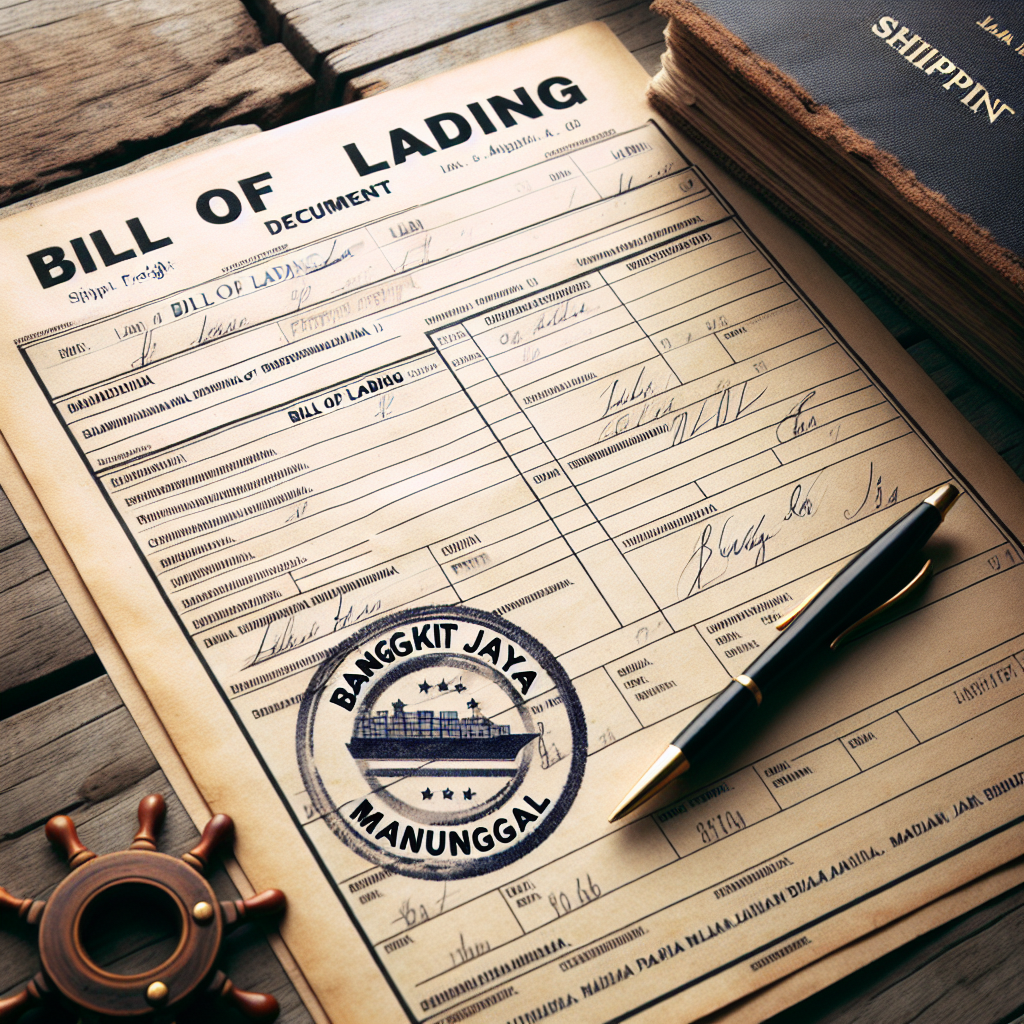 Apa Itu Bill of Lading (B/L)? Dokumen Kunci Pengiriman Laut Anda | BJM