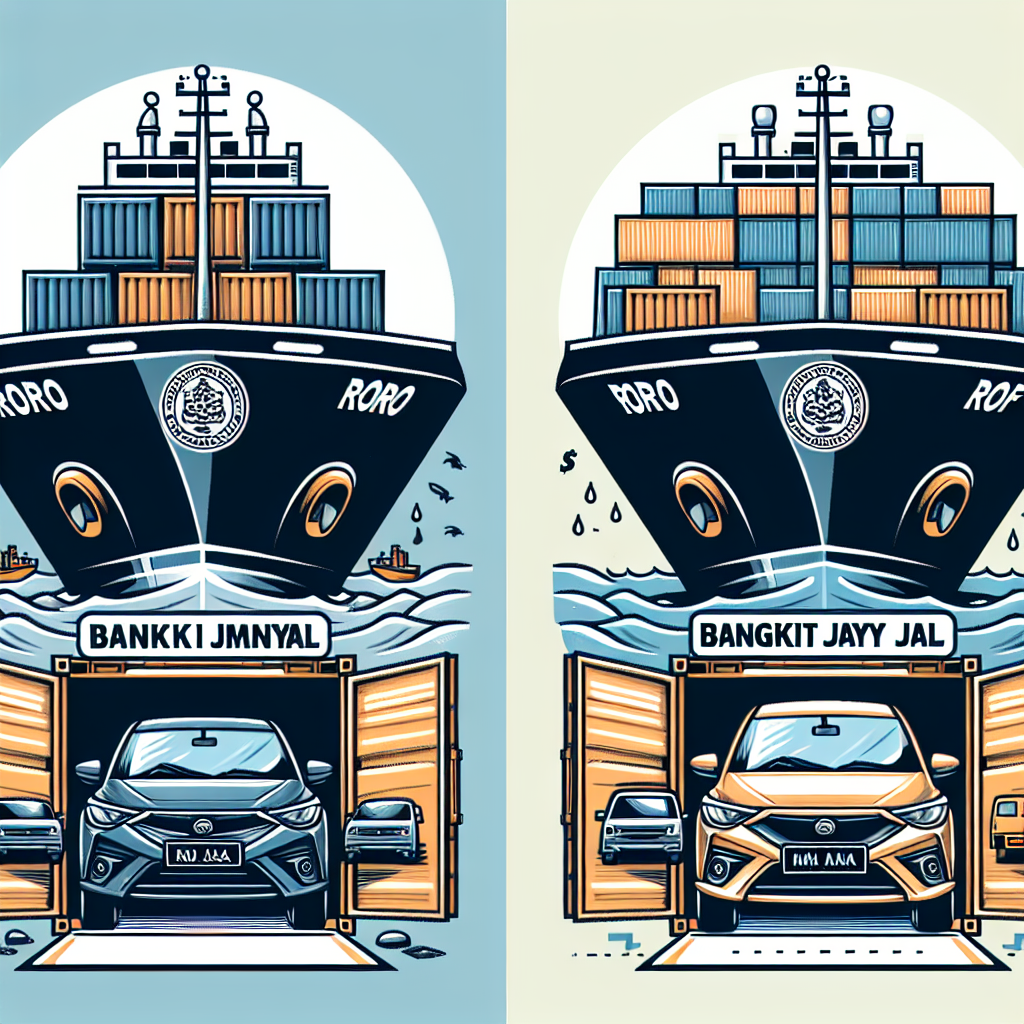 RoRo vs Kontainer: Mana Metode Terbaik Kirim Kendaraan Anda via BJM?