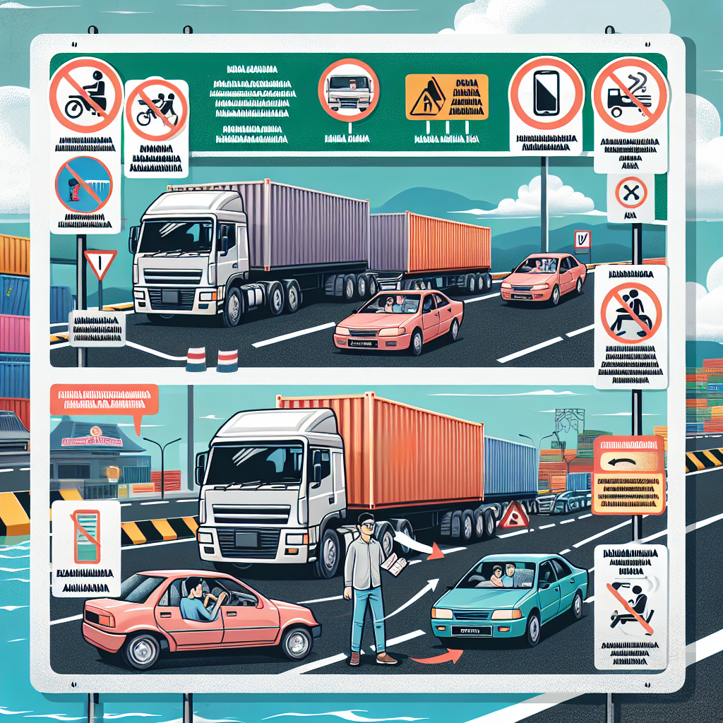 Tips Aman Mengendarai Truk Kontainer di Jalan Raya | Safety First