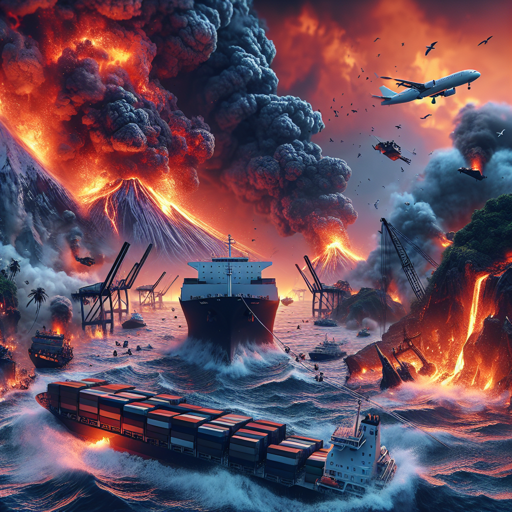 Dampak Erupsi Gunung Berapi pada Pelayaran & Logistik (Abu Vulkanik)